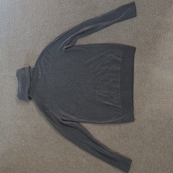 All Saints Gray Recovery Funnel Neck Sweater Size Medium - Picture 9 of 14
